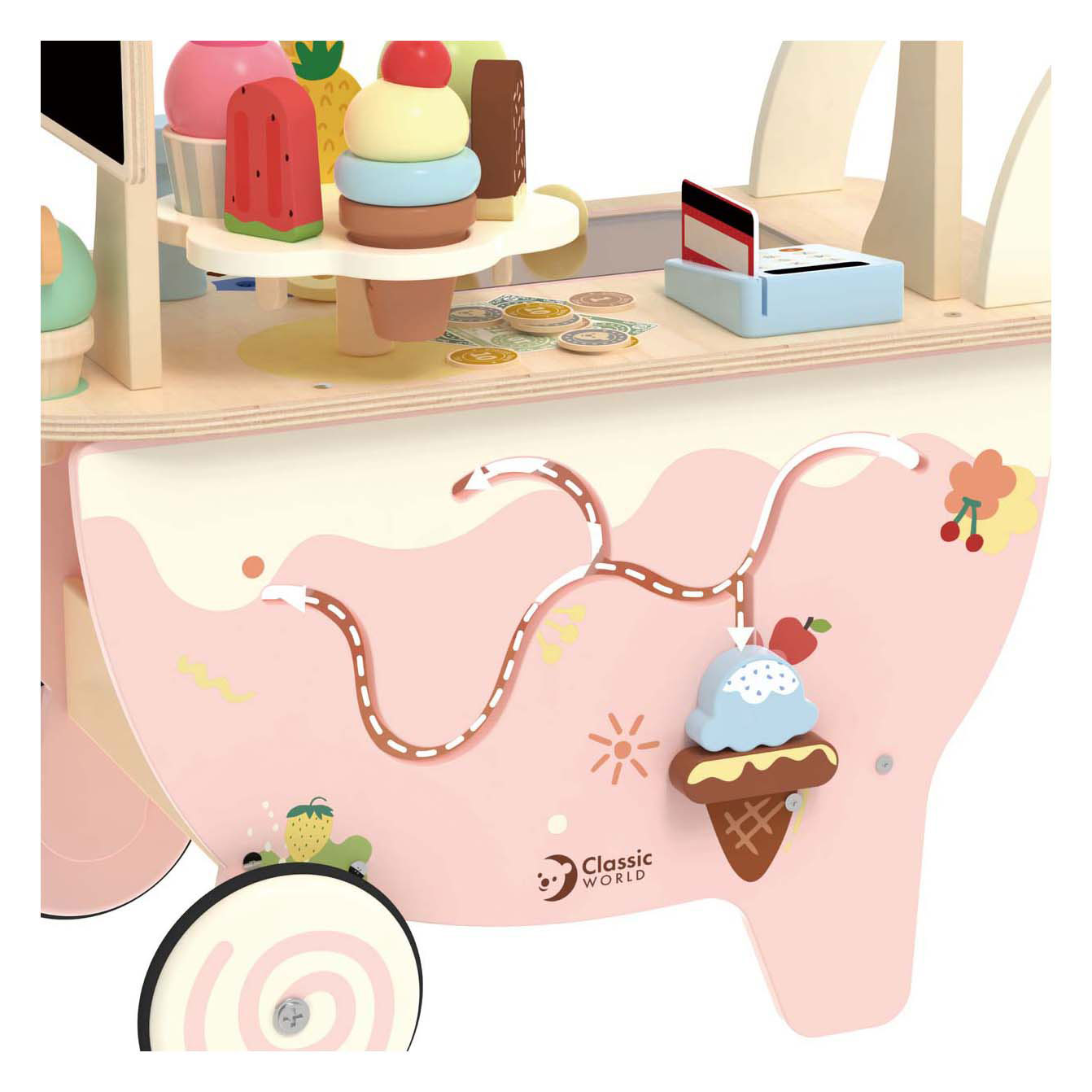 Classic World Houten IJscokar