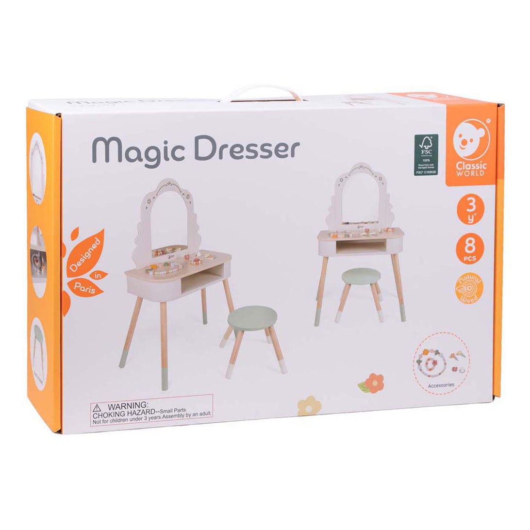 Classic World Houten Make Up Tafel