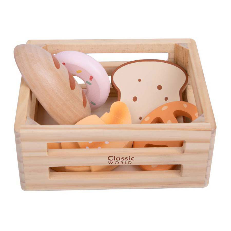Classic World Houten Krat met Brood