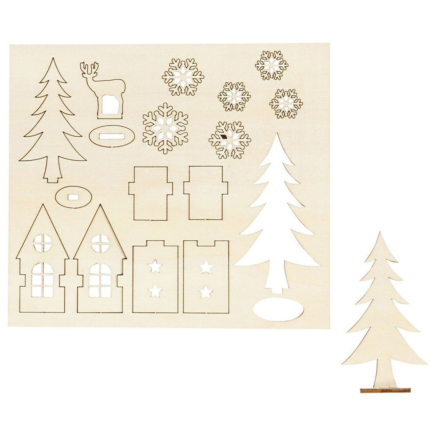 Gestalten und dekorieren Sie Ihr Weihnachtsdekorationshaus