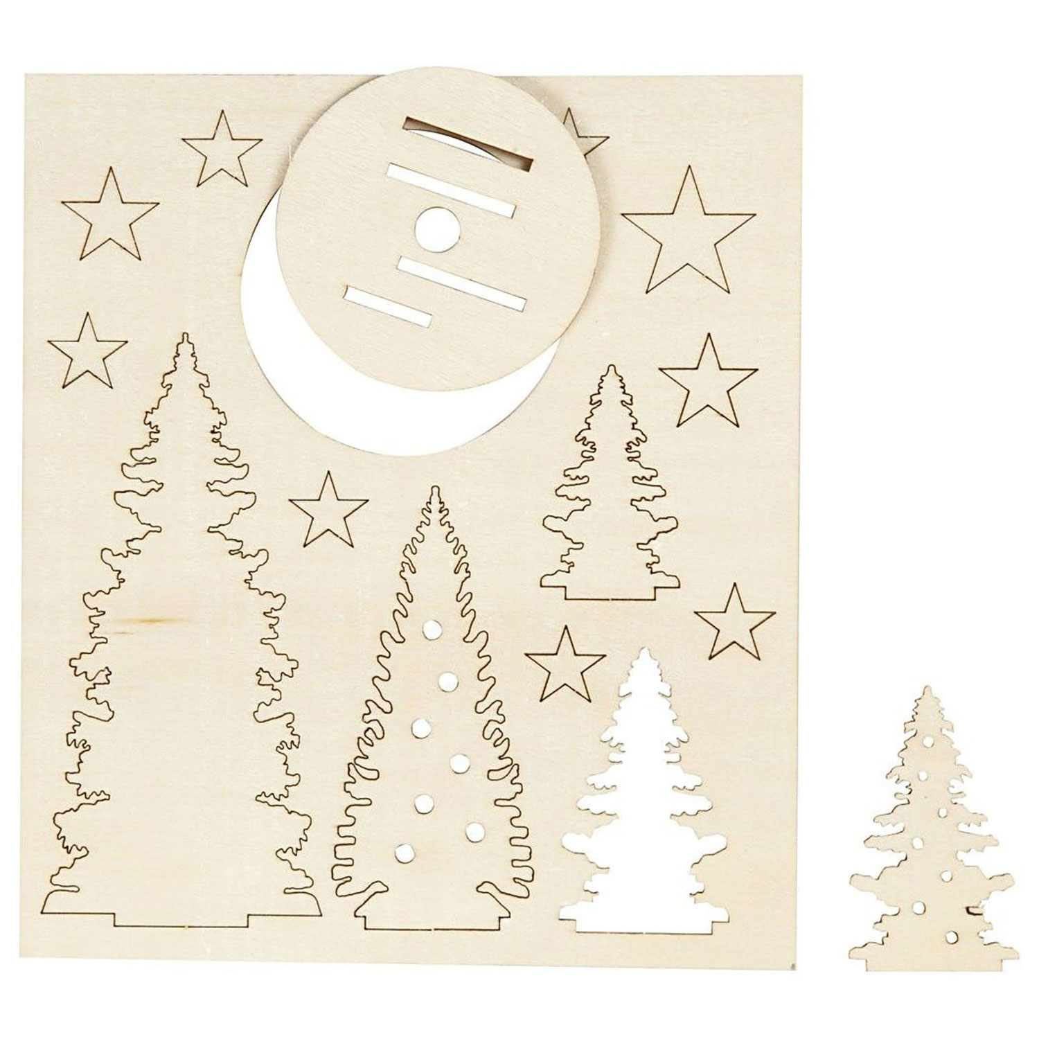 Fabriquez et décorez vos sapins de Noël en bois