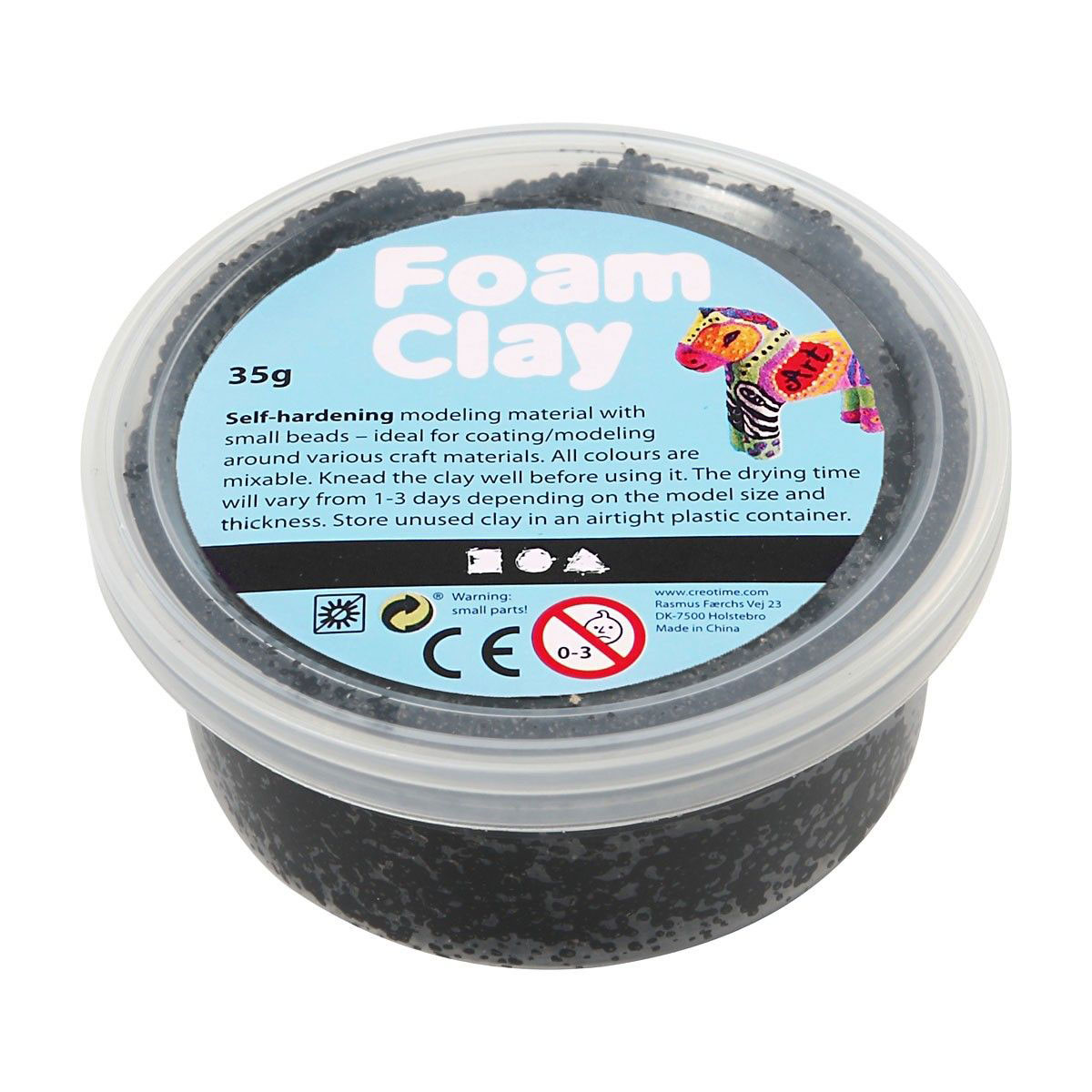 Foam Clay - Noir, 35gr.