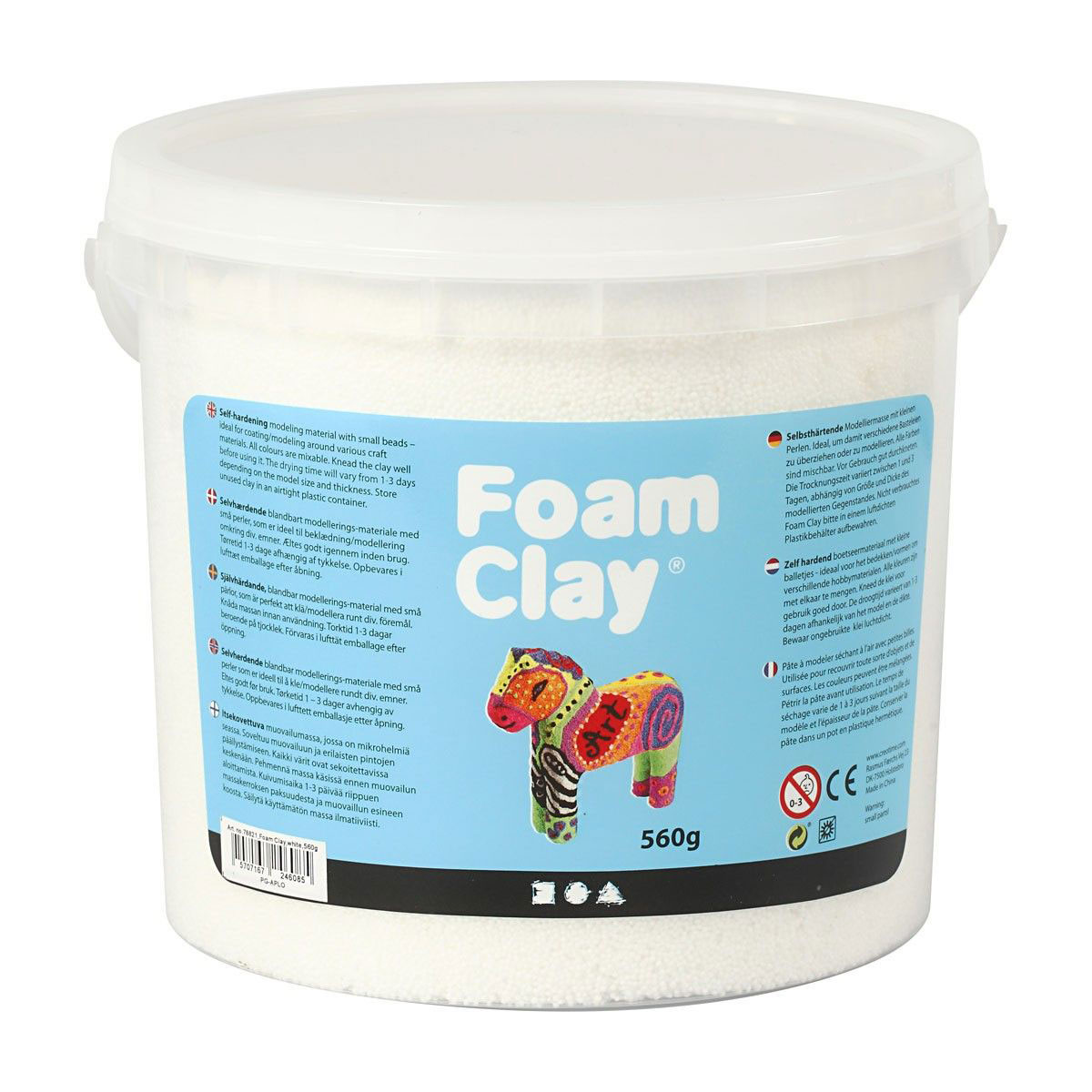 Foam Clay - Wit, 560gr. kopen Lobbes Speelgoed
