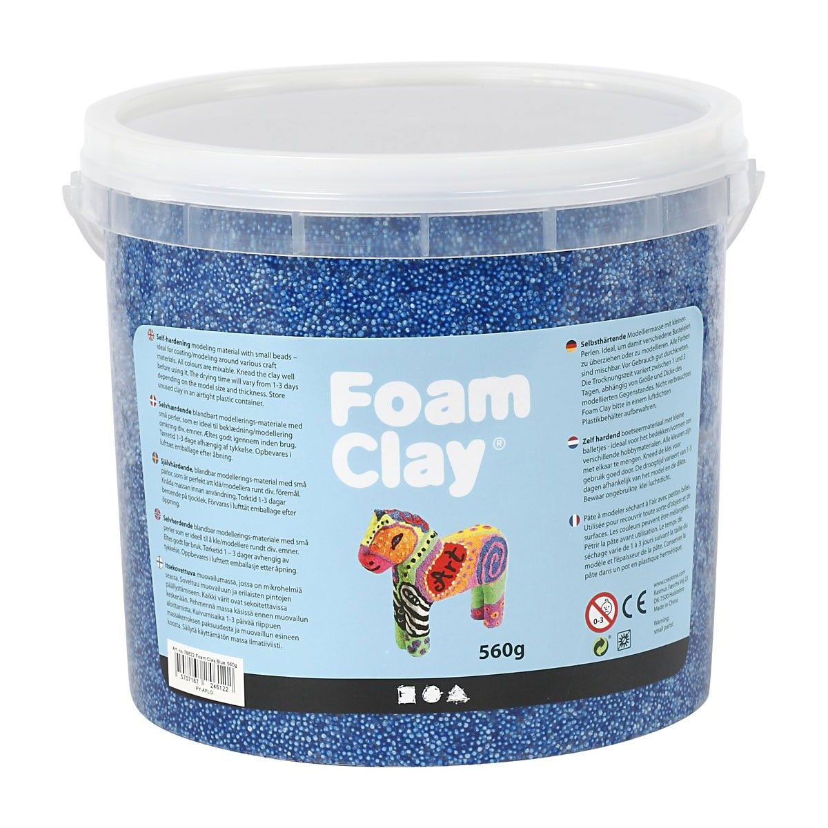 Foam Clay - Blauw, 560gr