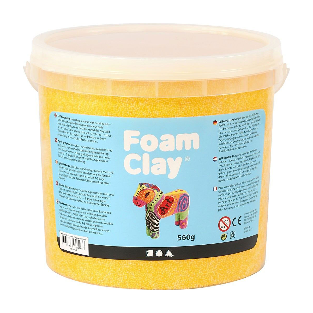 Foam Clay - Jaune, 560gr.
