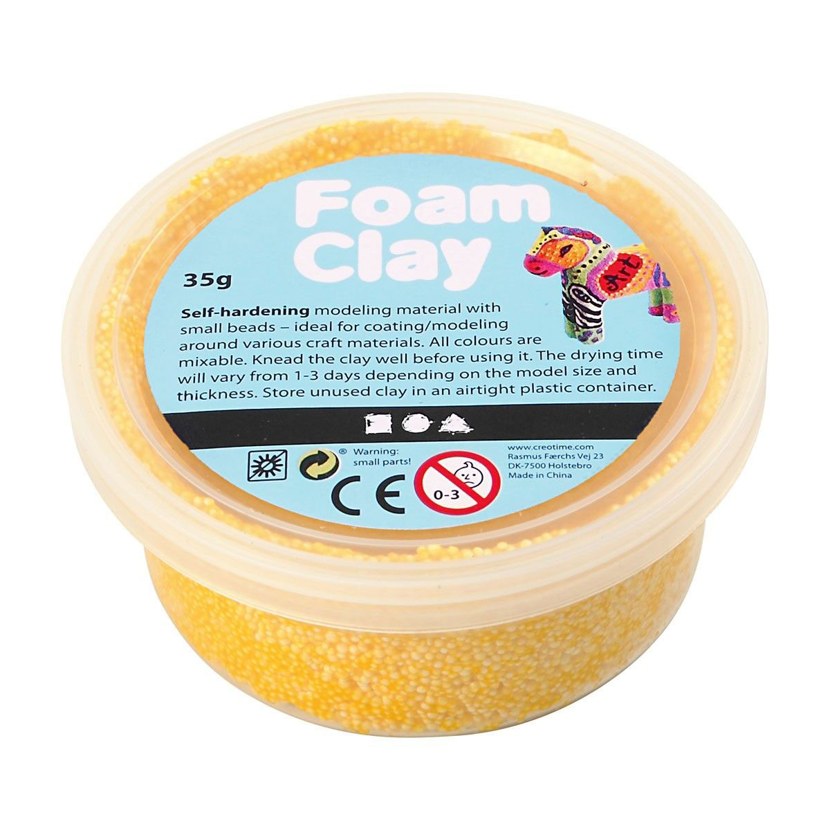 Foam Clay - Jaune, 35gr.