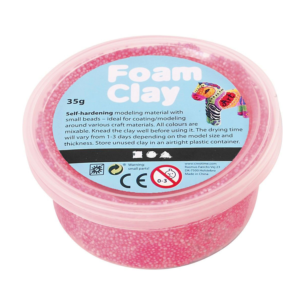 Foam Clay - Rose Néon, 35gr.