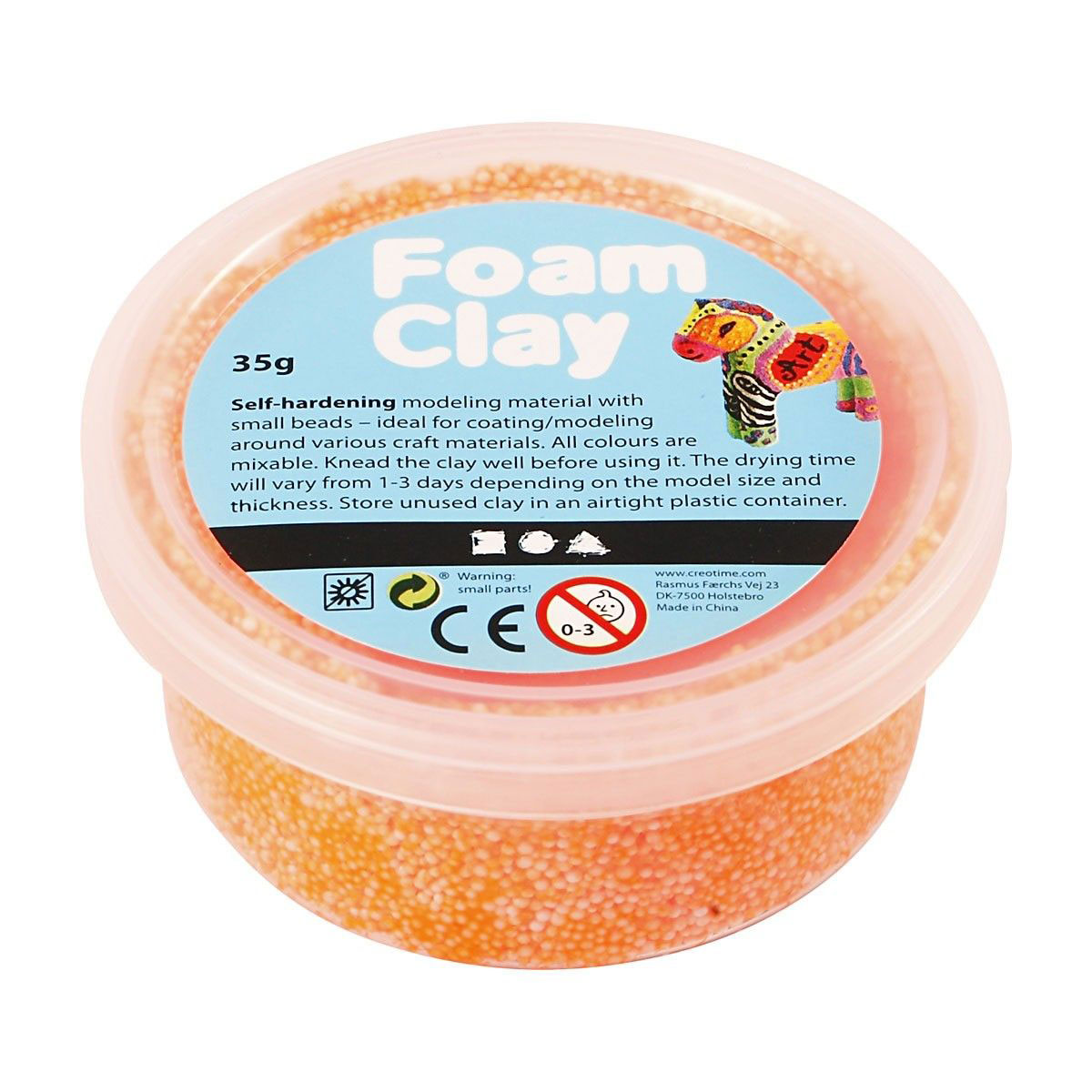 Foam Clay - Orange Néon, 35gr.