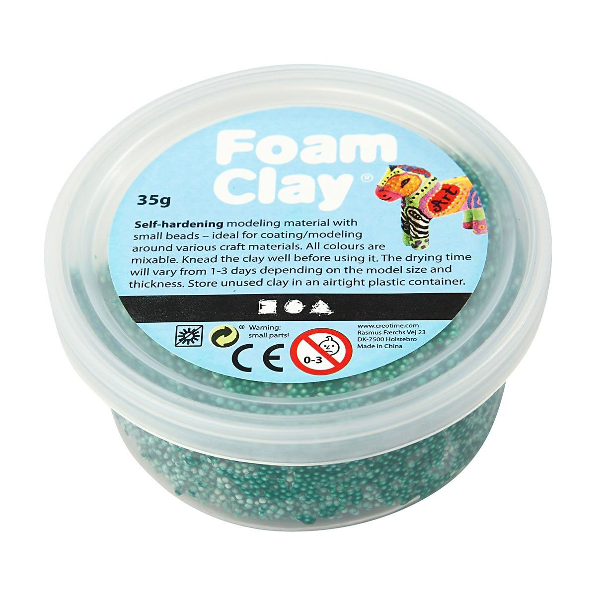 Foam Clay - Vert Foncé, 35gr.