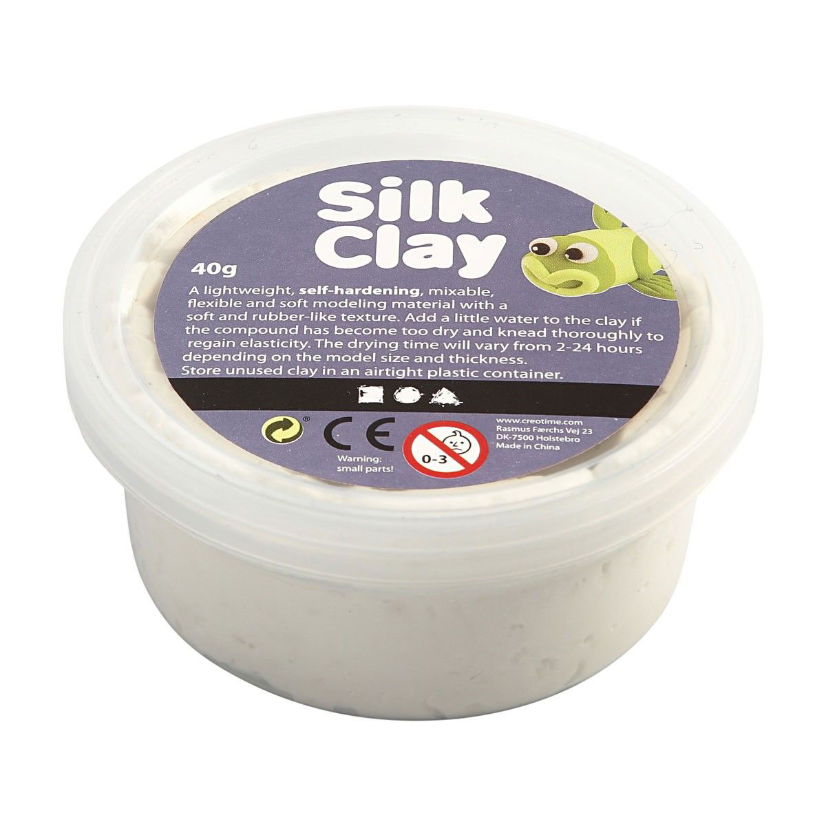 Silk Clay - Blanche, 40gr.