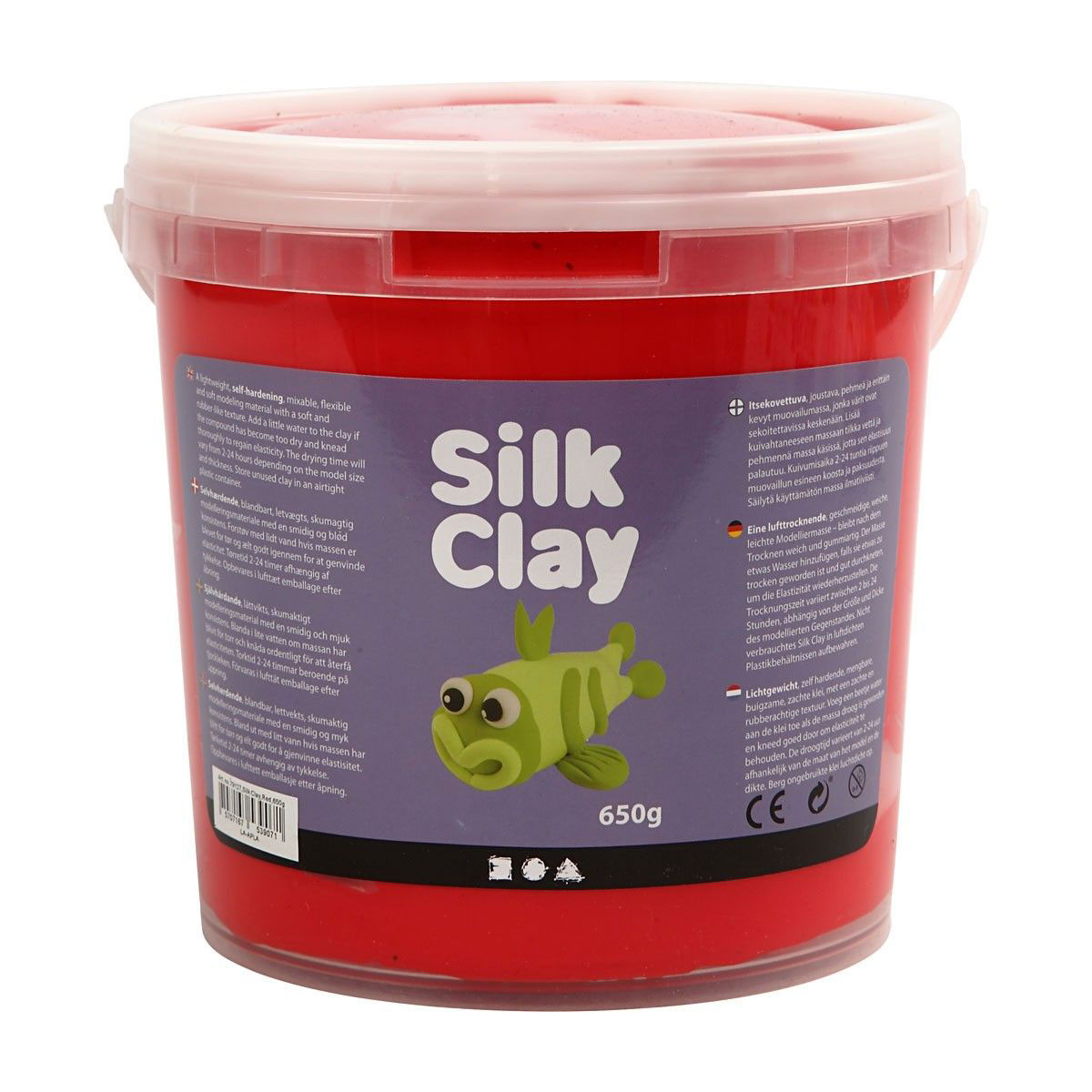 Silk Clay - Rouge, 650gr.