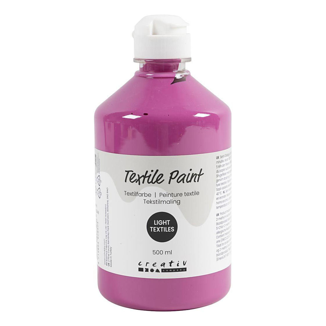 Textielverf - Roze, 500ml