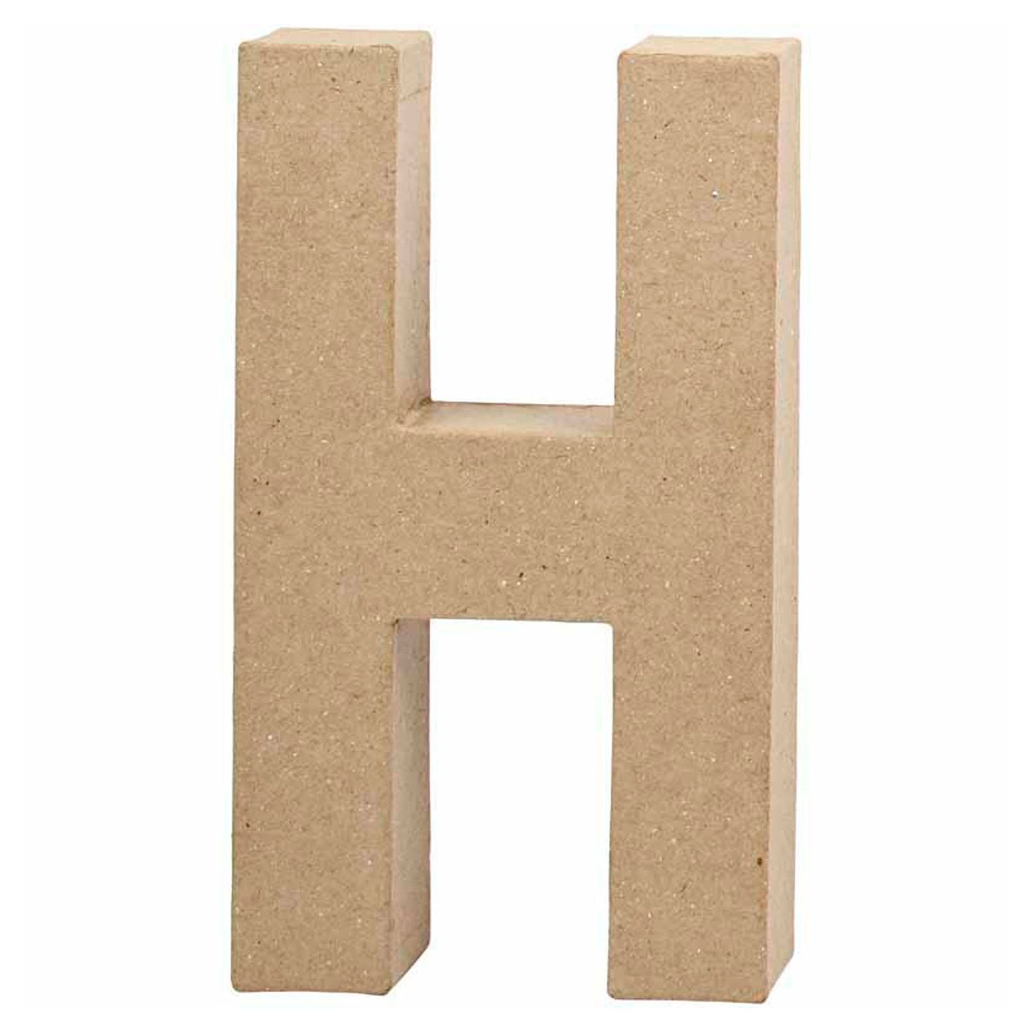 Letter Papier-maché - H, 20,5cm