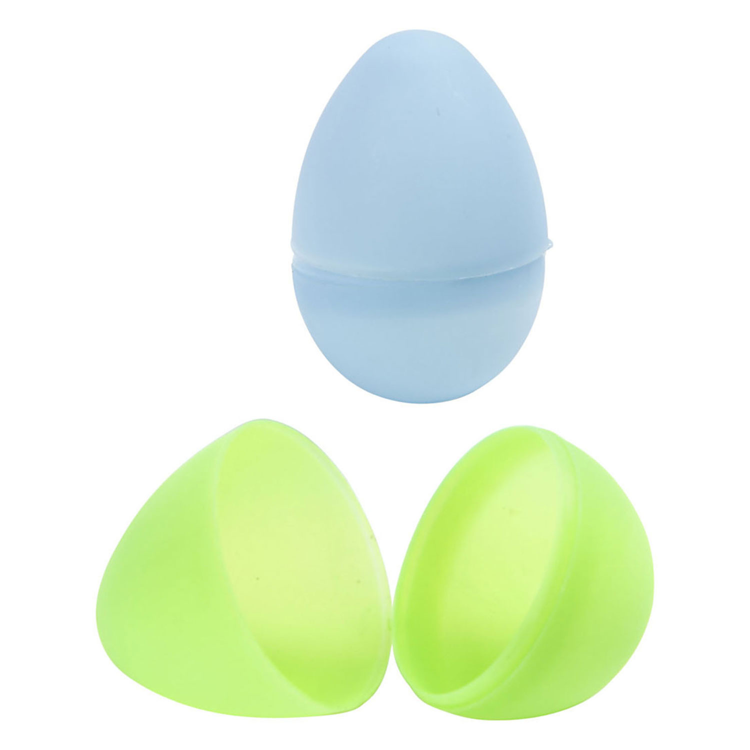 Plastic Eieren Gekleurd, 12st.