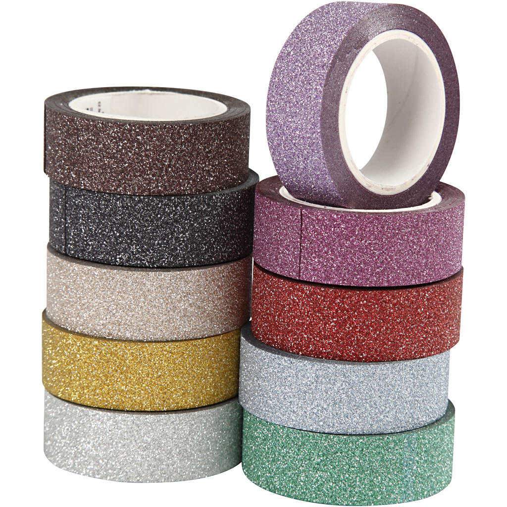 schotel Hangen Beschikbaar Glitter Tape Kleur,10st. online kopen? | Lobbes Speelgoed