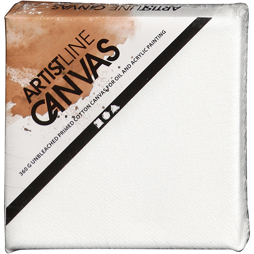 Versnipperd geweten sokken Artistline Canvas Wit, 10x10cm online kopen | Lobbes Speelgoed België