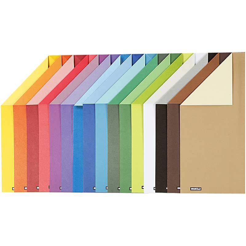 Color Bar Papier Kleur A4 100gr, 16 Vellen