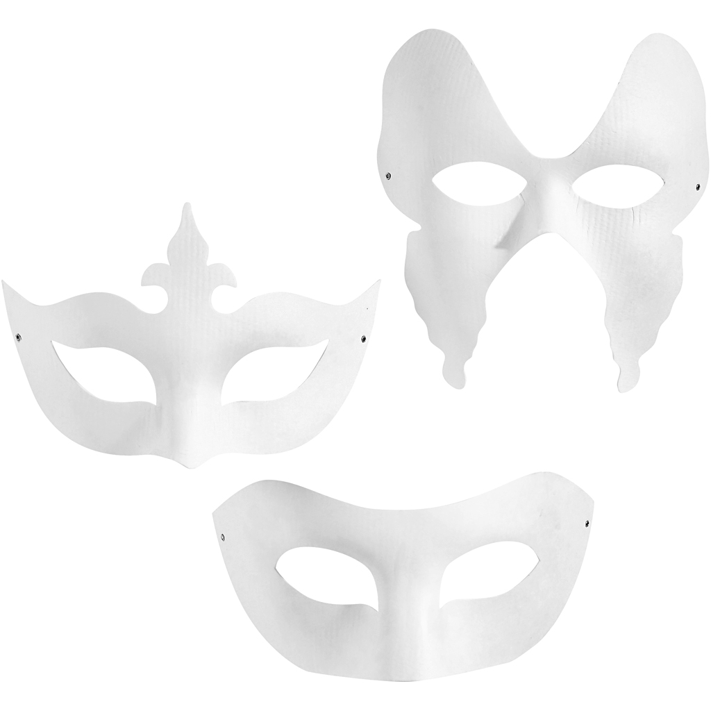 kiespijn Ithaca Detecteren Maskers Wit, 12st. online kopen | Lobbes Speelgoed