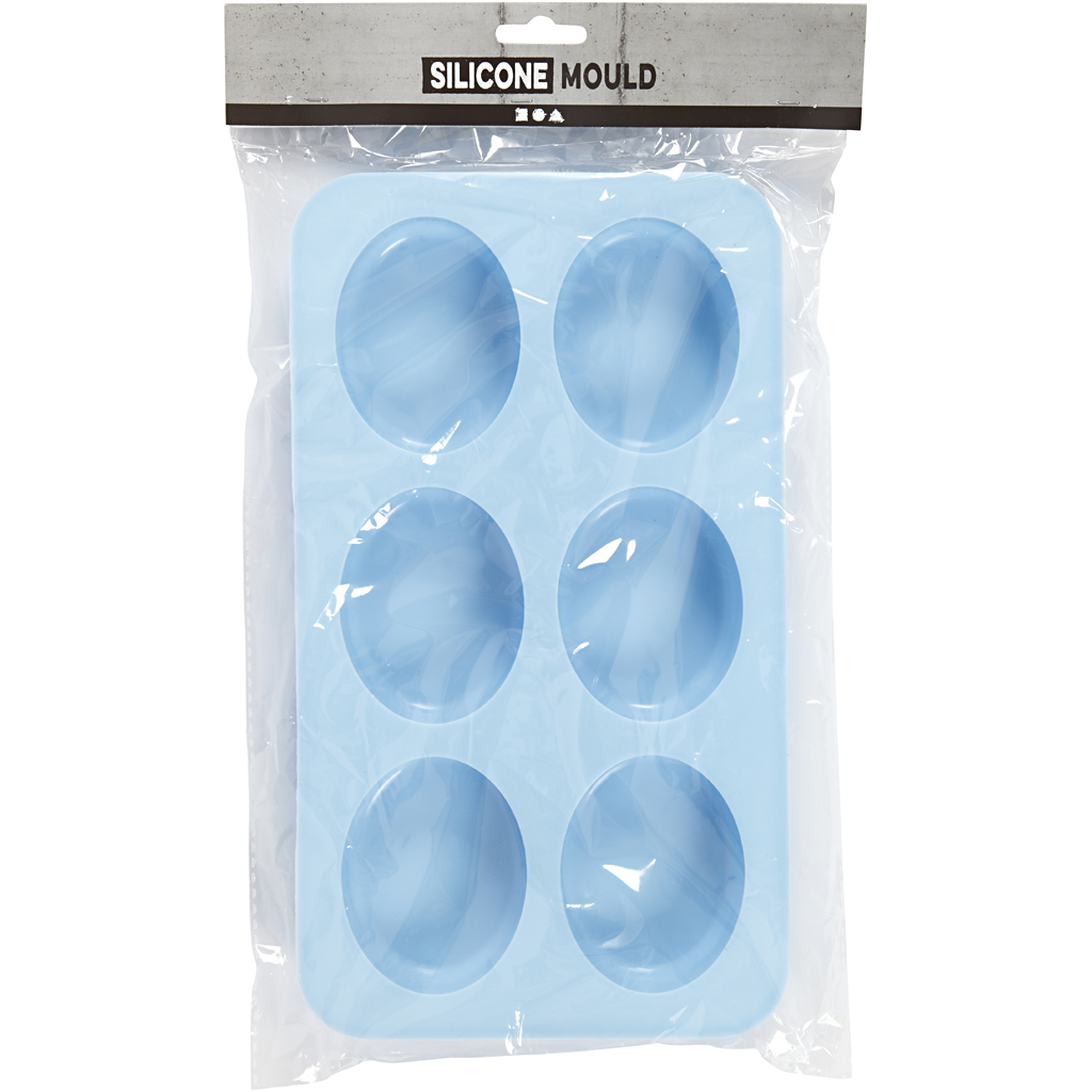 Moules en silicone bleu clair, 100 ml