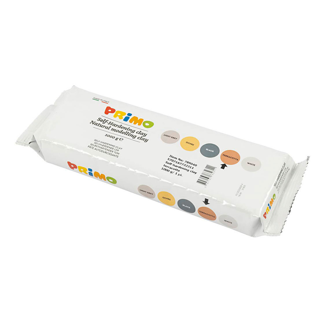Creall Do & Dry pâte à modeler durcissante à l'air 500gr terracotta |  Piccolino