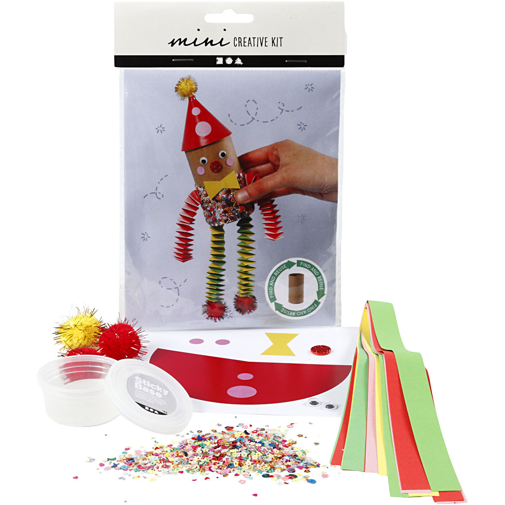 Mini Creative Kit Toiletrol Clown