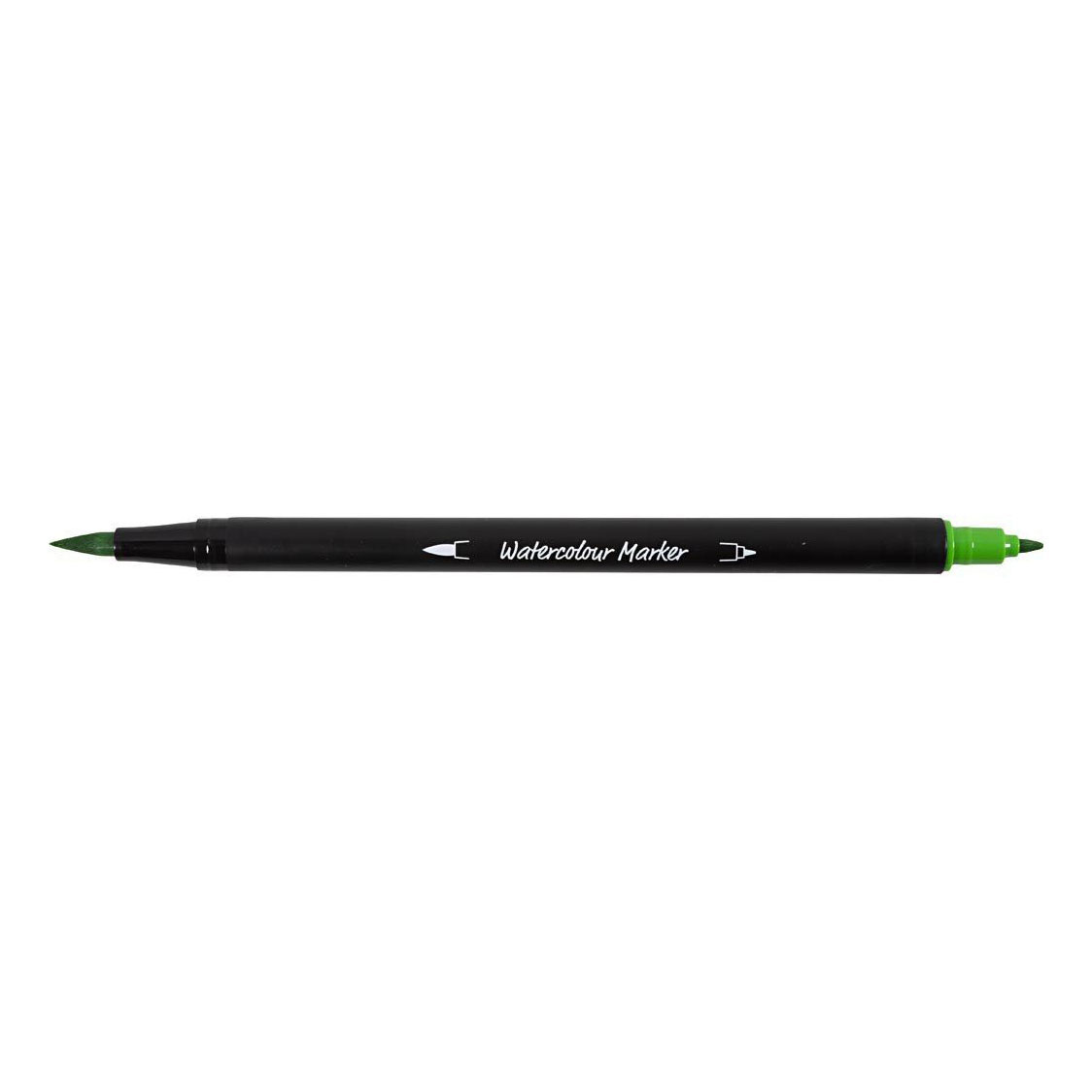 Dubbelzijdige Aquarel Marker Standaard Kleuren, 12st.