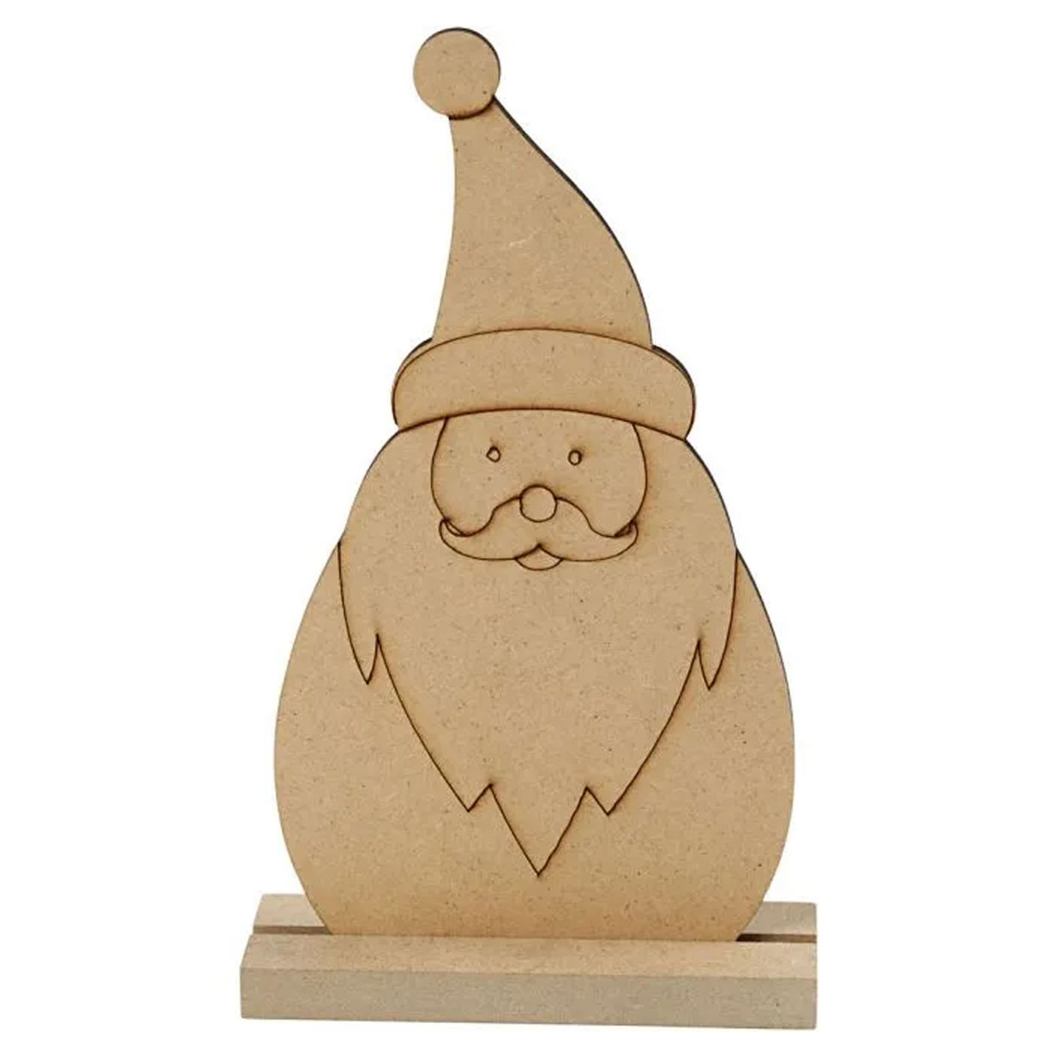 Figurine de Noël en bois Père Noël