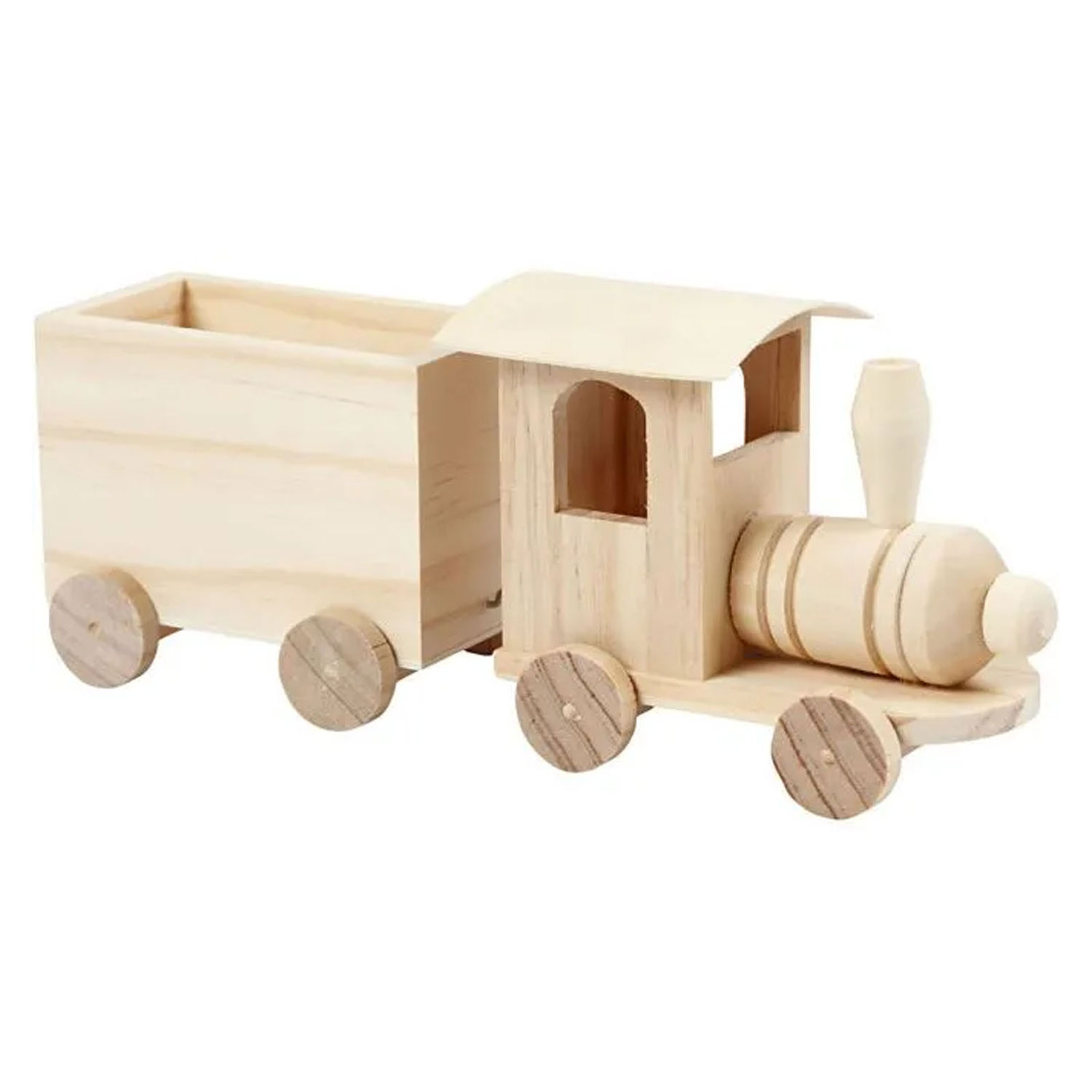 Train en bois avec wagon