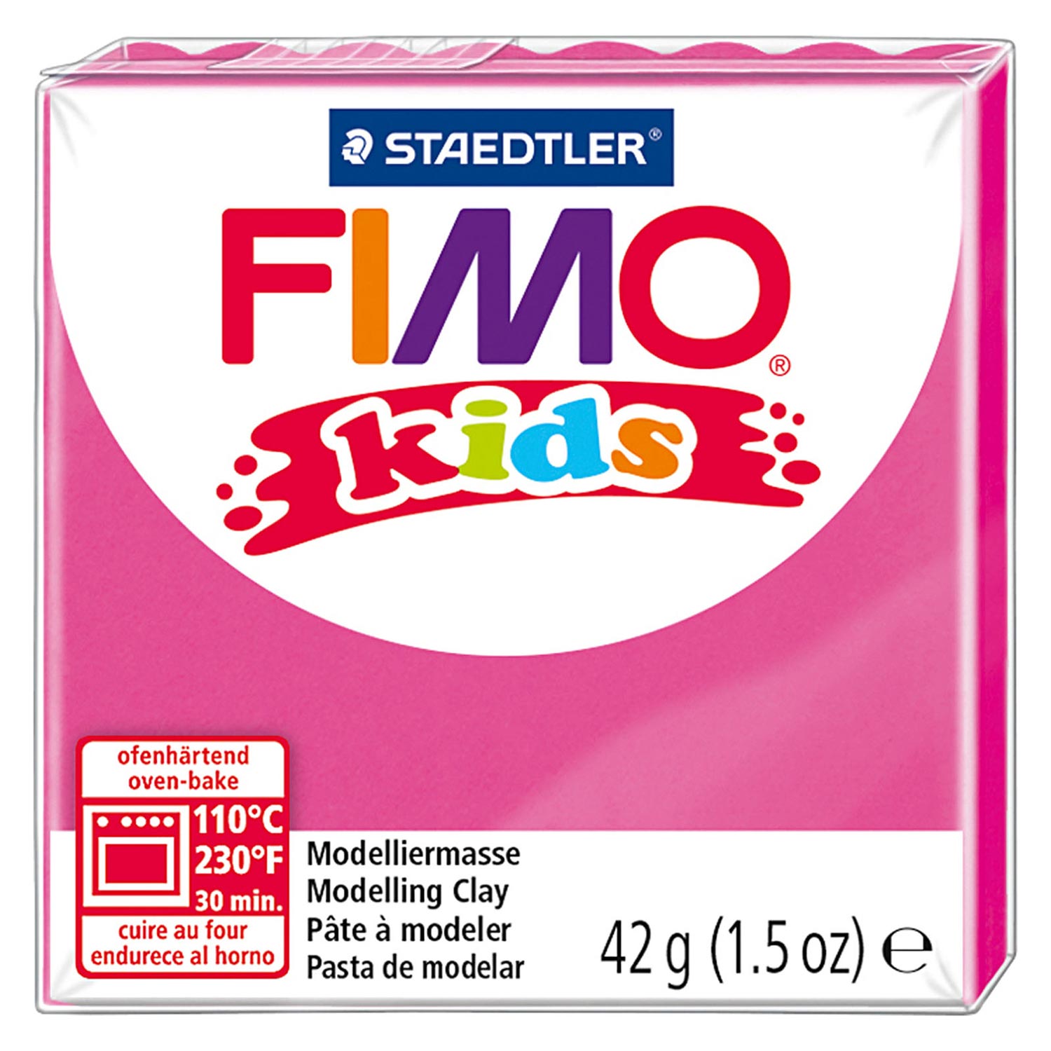 Fimo Kids Modelliermasse, Pink, 42 ​​gr
