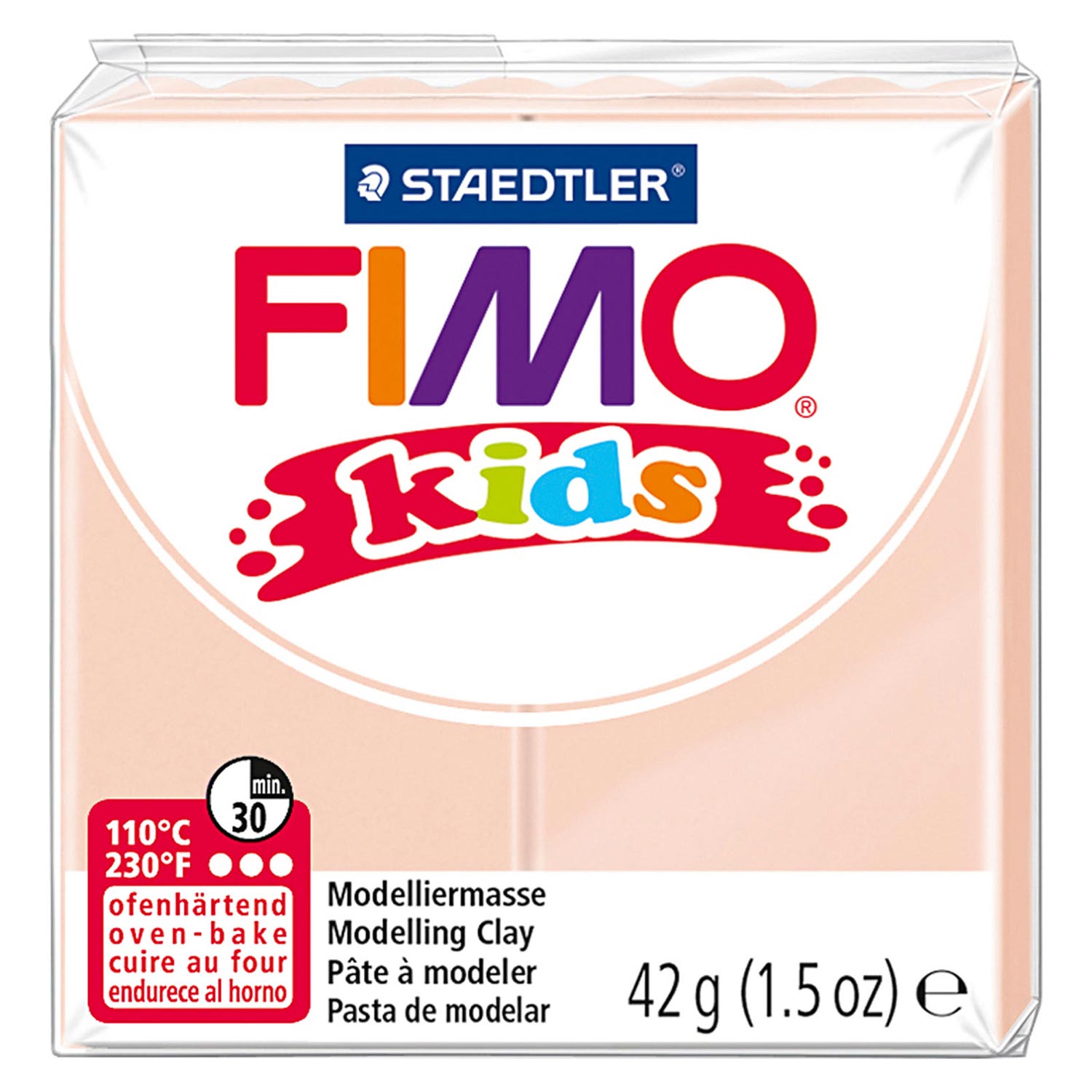 Fimo Kids Pâte à Modeler Beige Clair, 42gr