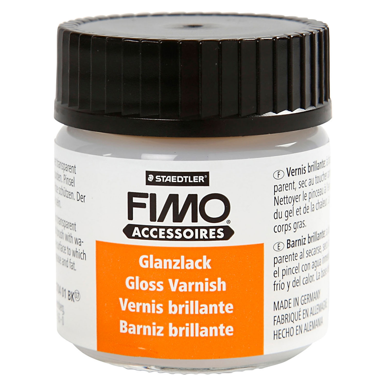 Vernis Fimo Transparent Brillant, 35 ml