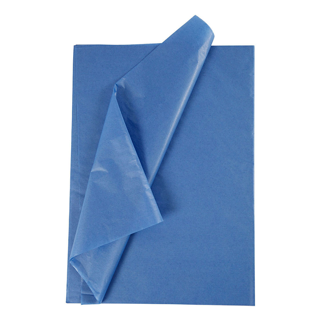 Papier de soie Bleu 10 Feuilles 14 gr, 50x70cm