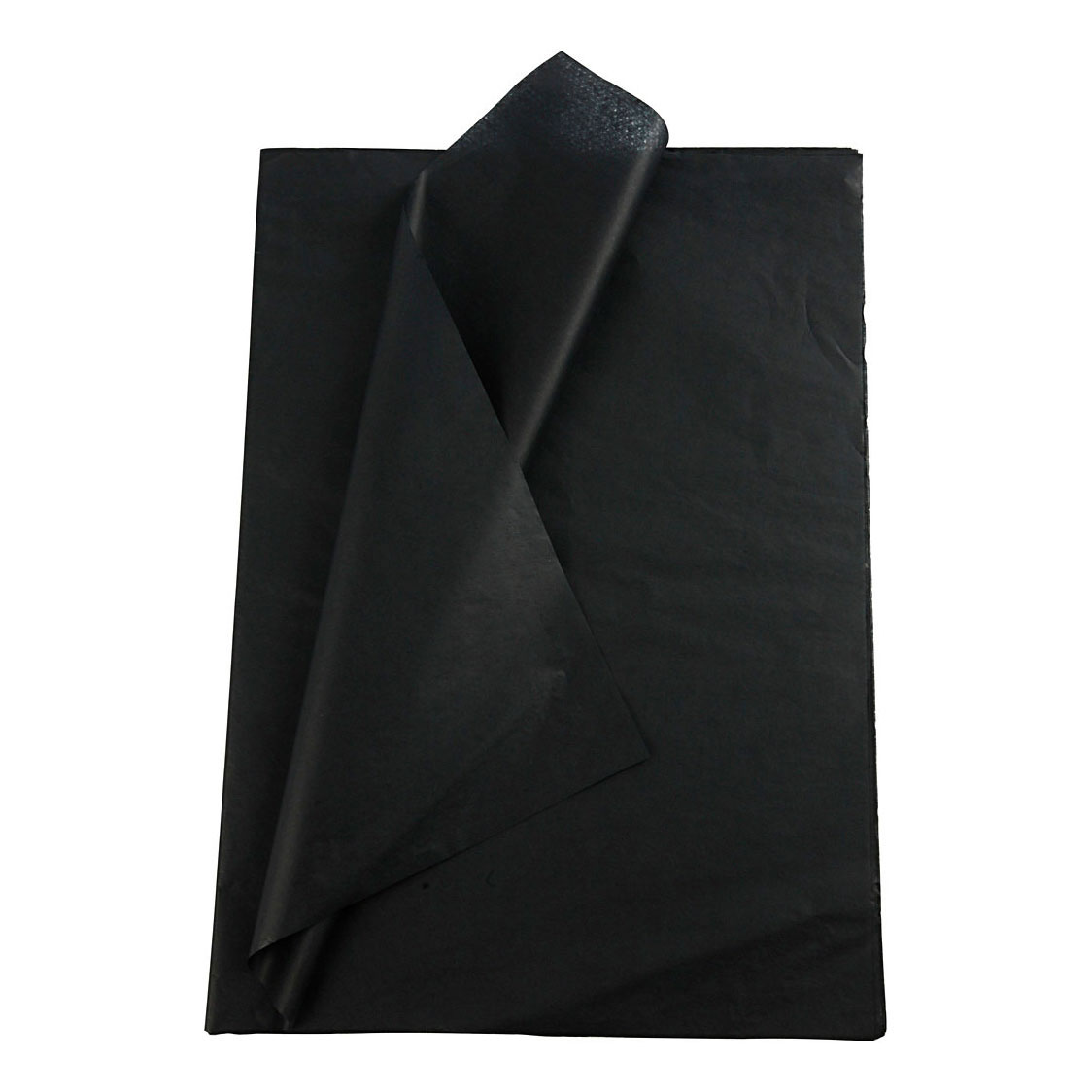 Papier de soie Noir 10 Feuilles 14 gr, 50x70cm