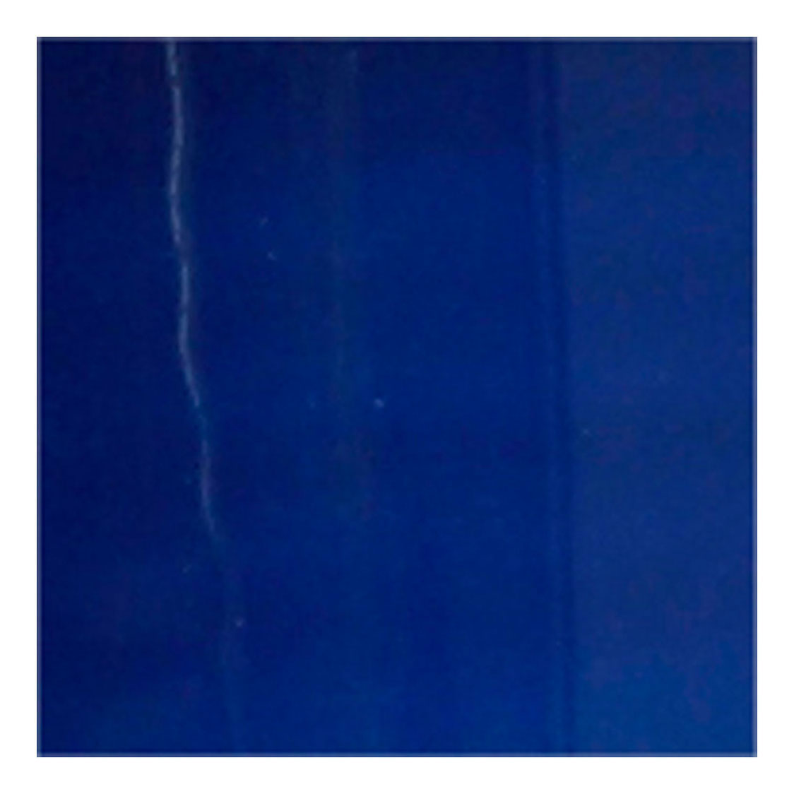 Stylo Opaque en Verre et Porcelaine - Bleu Foncé