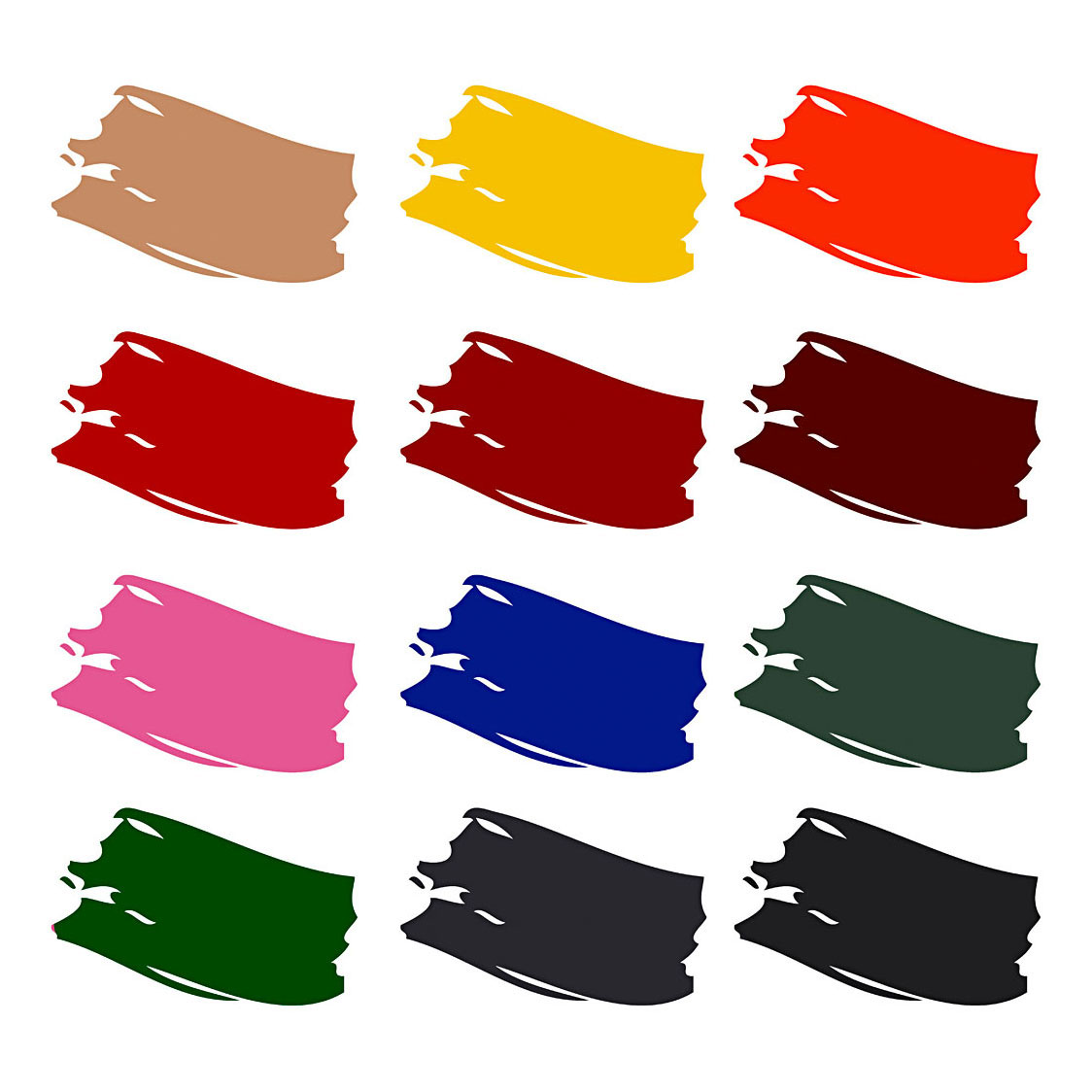 Peinture textile semi-opaque Textile Color, 12x50ml