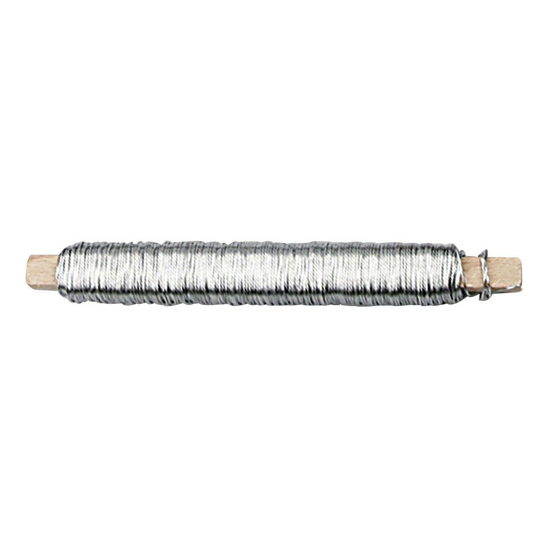 Blumendraht Silber, Rolle 50 Meter