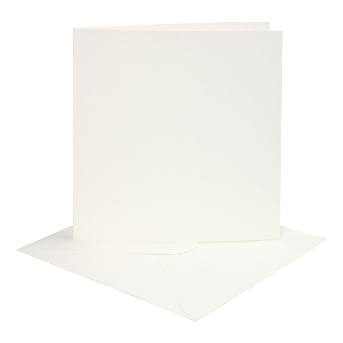 Kaarten en Enveloppen Off-white, 4st.