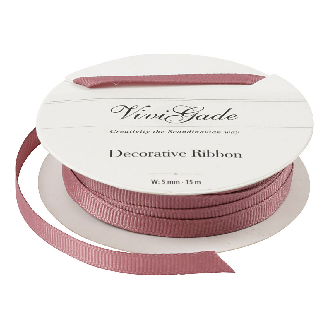 Decoratie Lint Roze, 15m