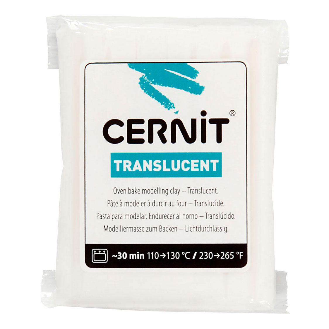 Cernit pâte à modeler translucide, 56 grammes