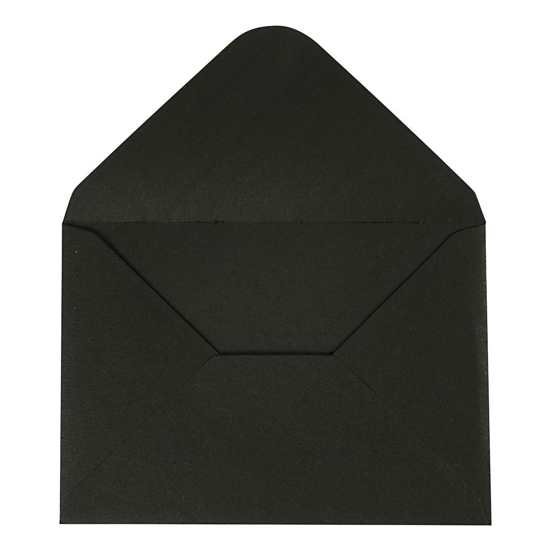 Enveloppe Noir, 11,5x15cm, 10 pcs.