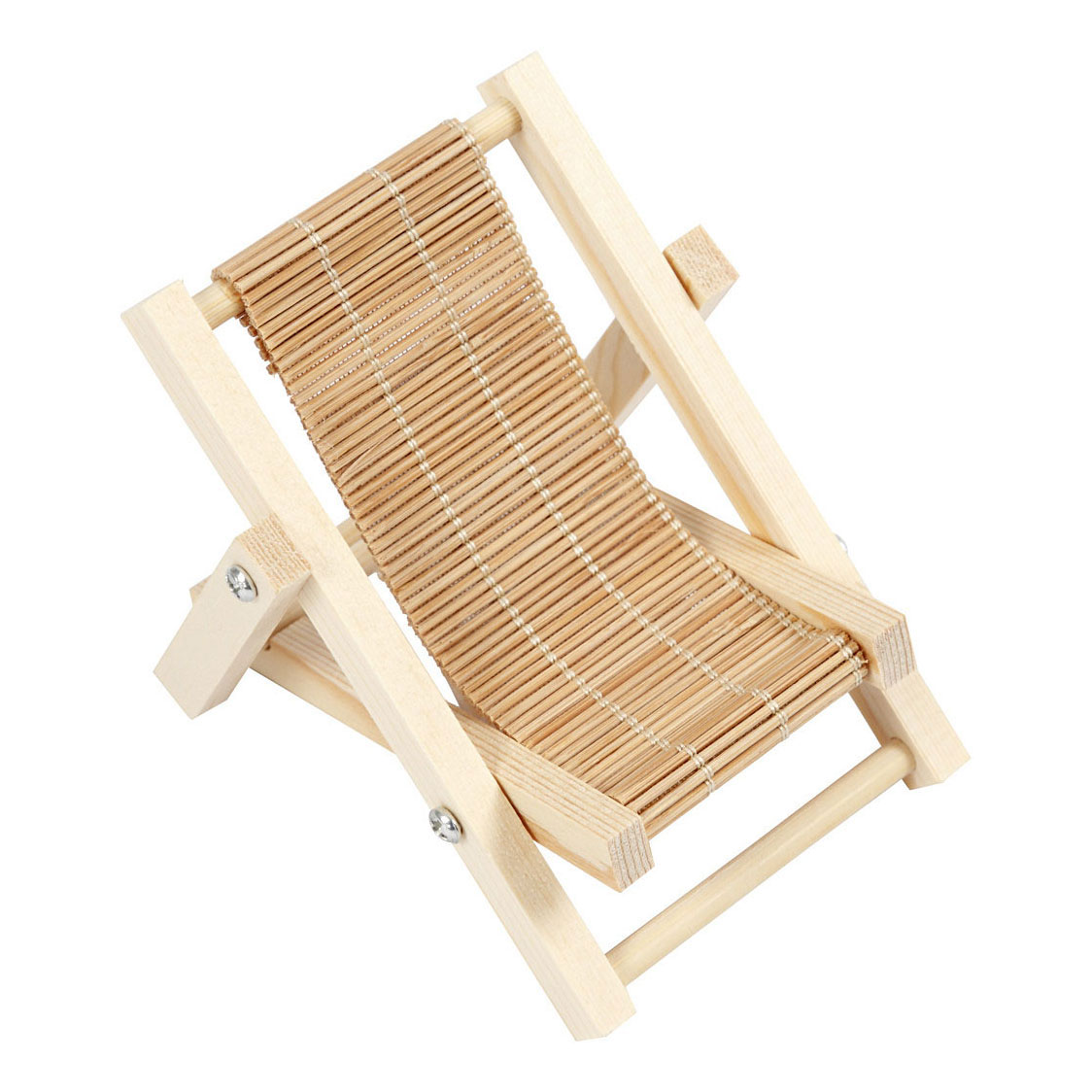 Mini chaise de plage en bois
