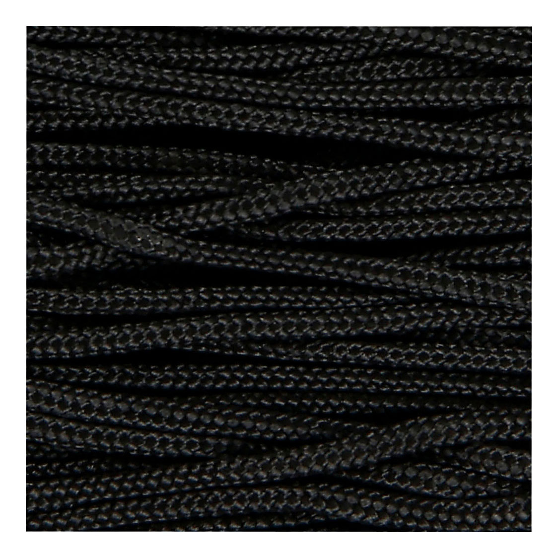 Cordon macramé noir, 8m