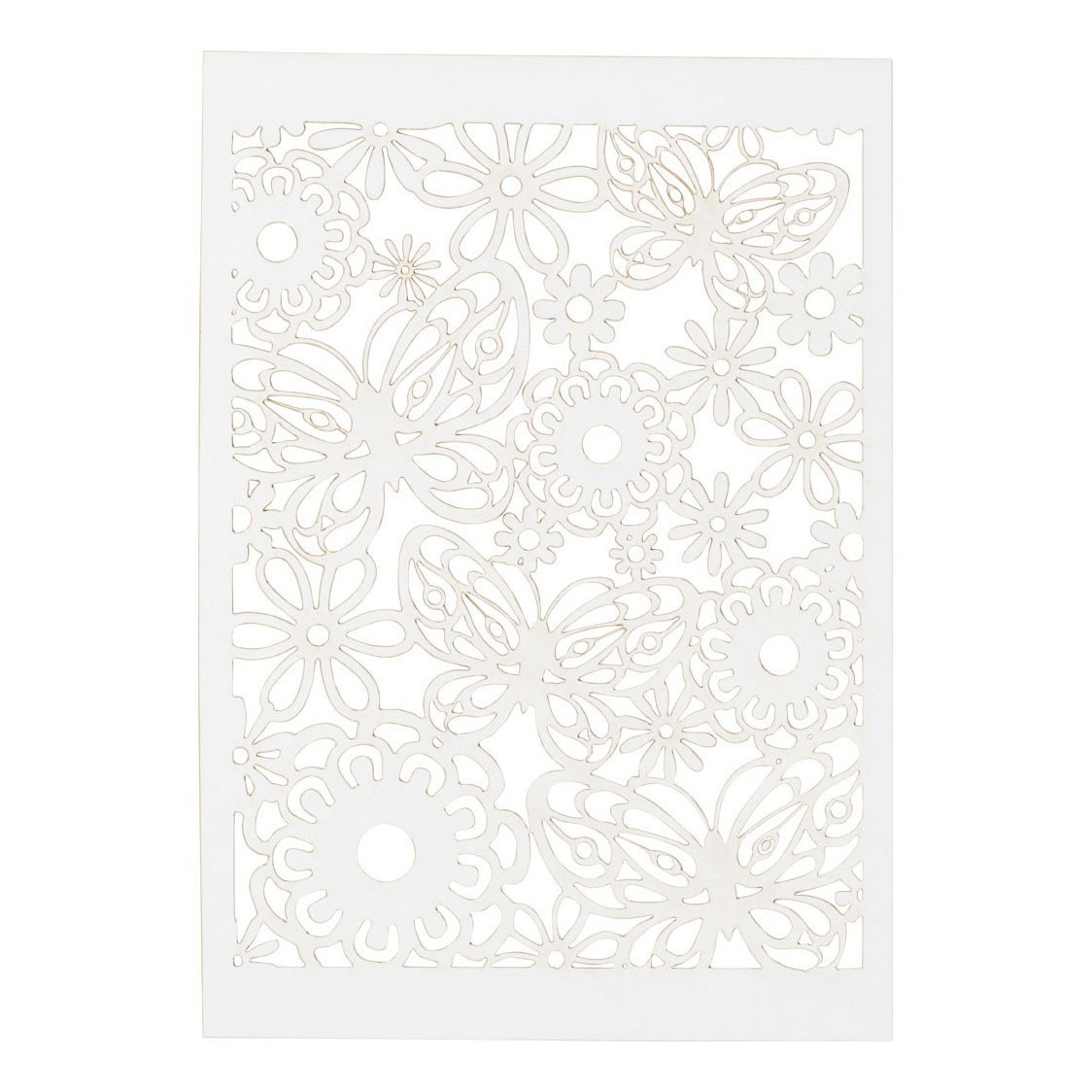 Carton à motifs Blanc, 10 pcs.