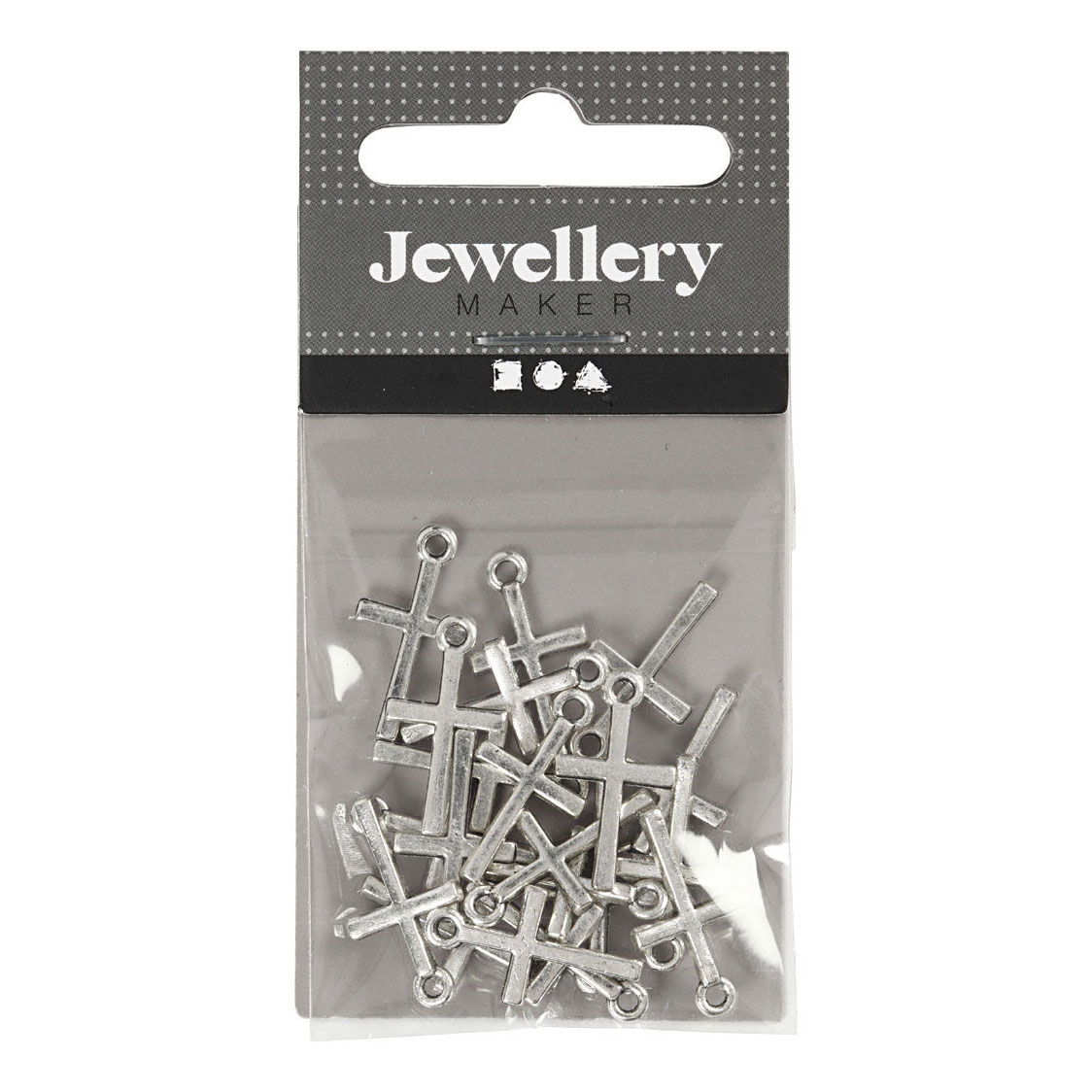 Pendentif plaqué argent, 20 pcs.