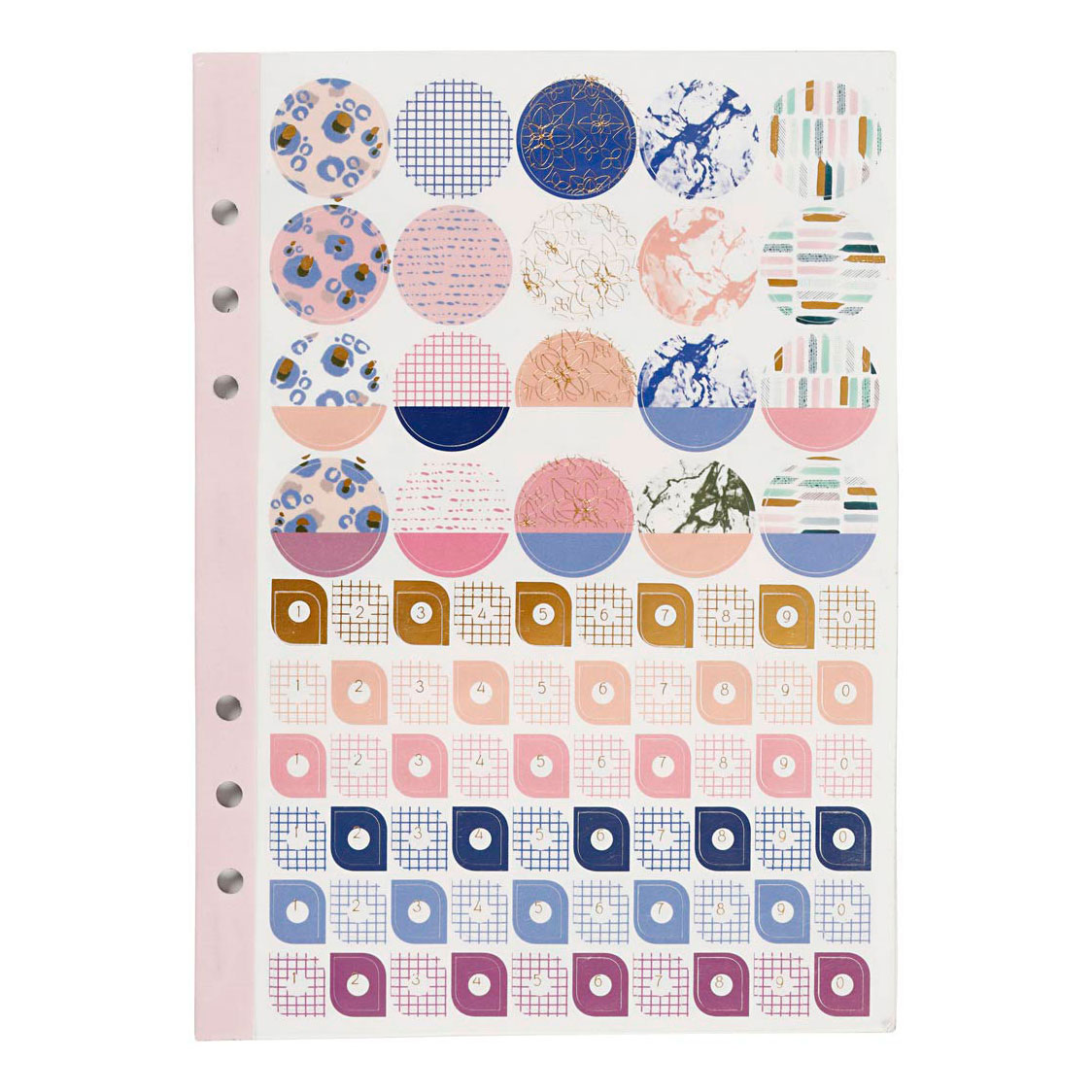 Stickerboek Bloemen A5 voor Planner, 578st.