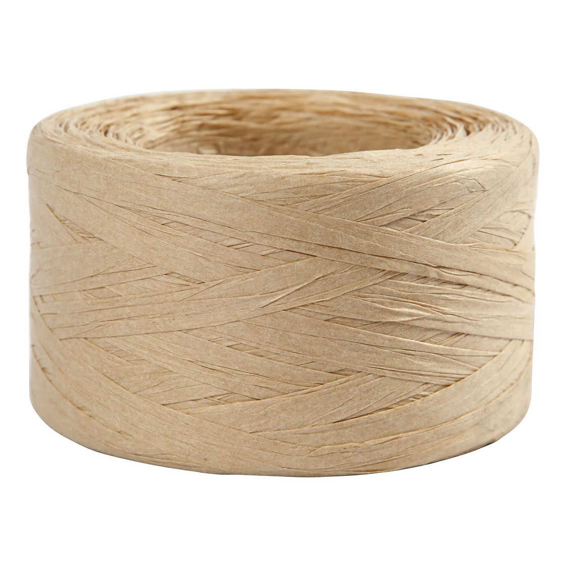 Papier Raffia Garen Zandkleur, 100m