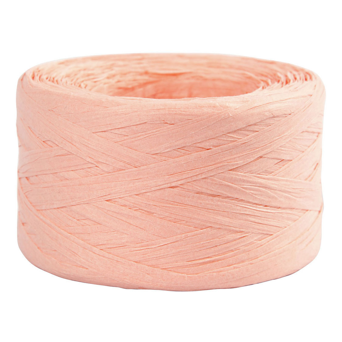 Fil de papier raphia rose clair, 100m