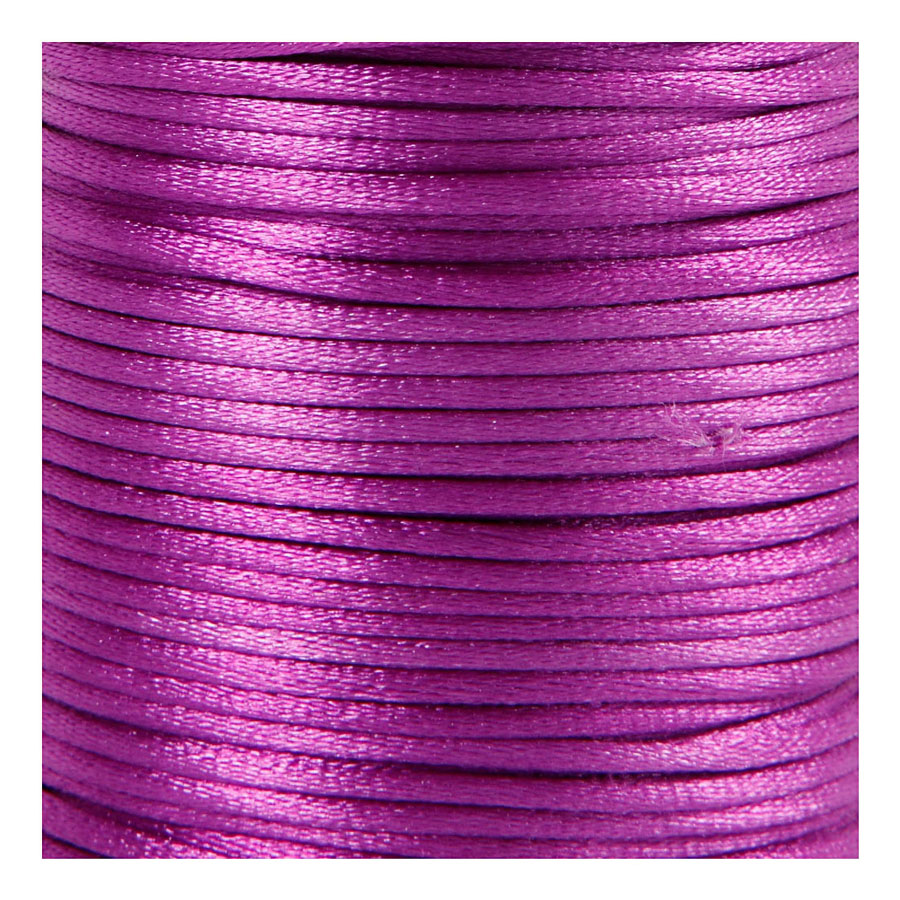 Cordon satiné Violet, 50m