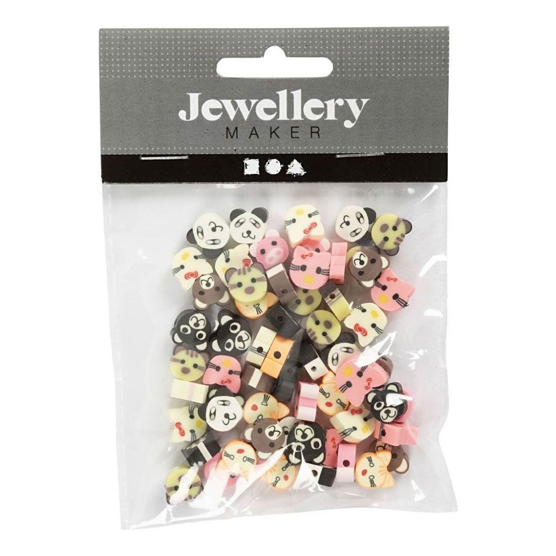 Perles figurines Animaux, 60 pcs.