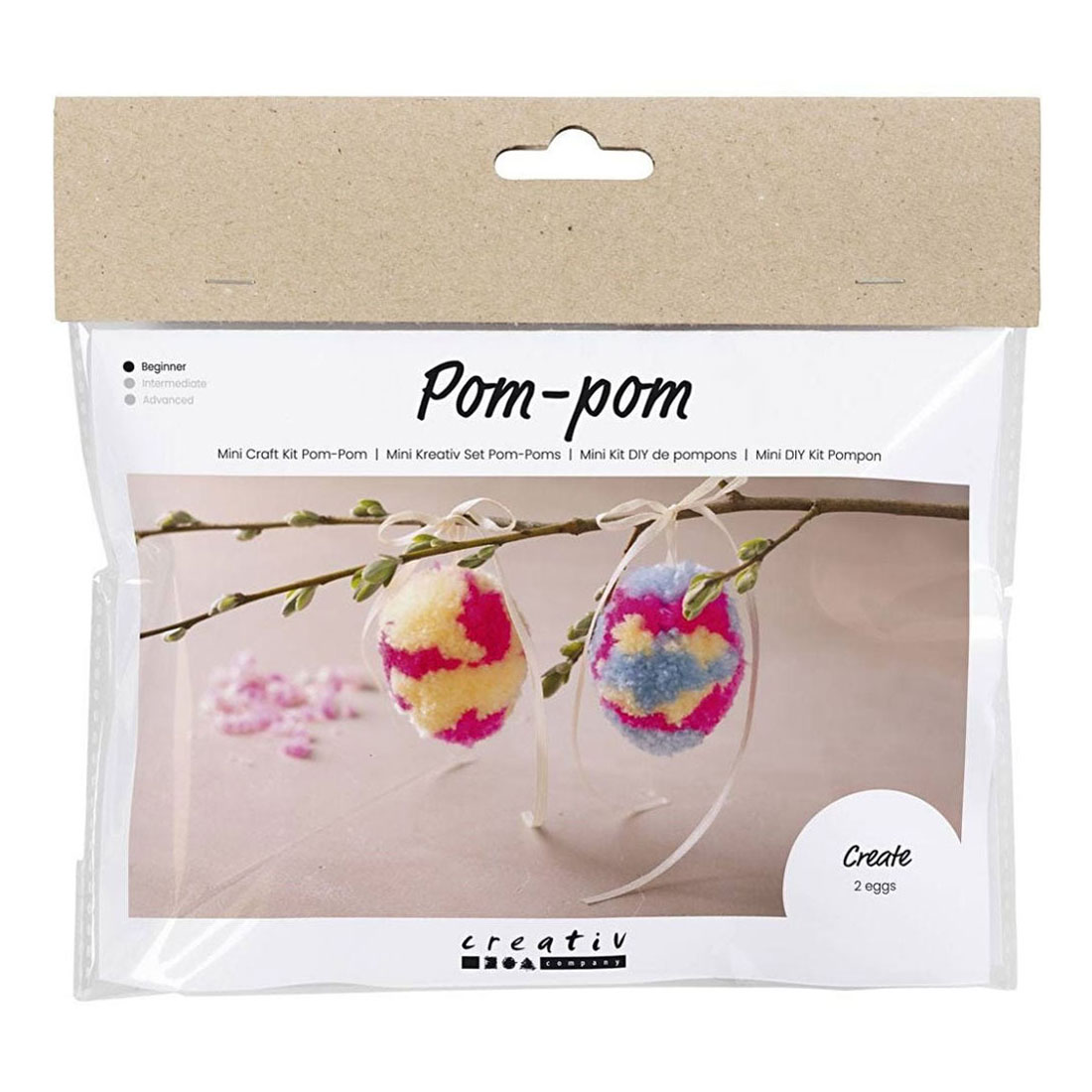 CC Mini Hobbyset Pompom Eieren